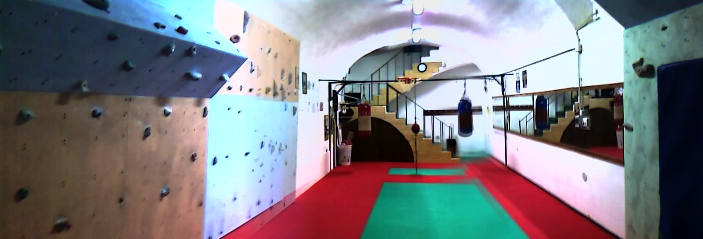 Foto panoramiche della palestra